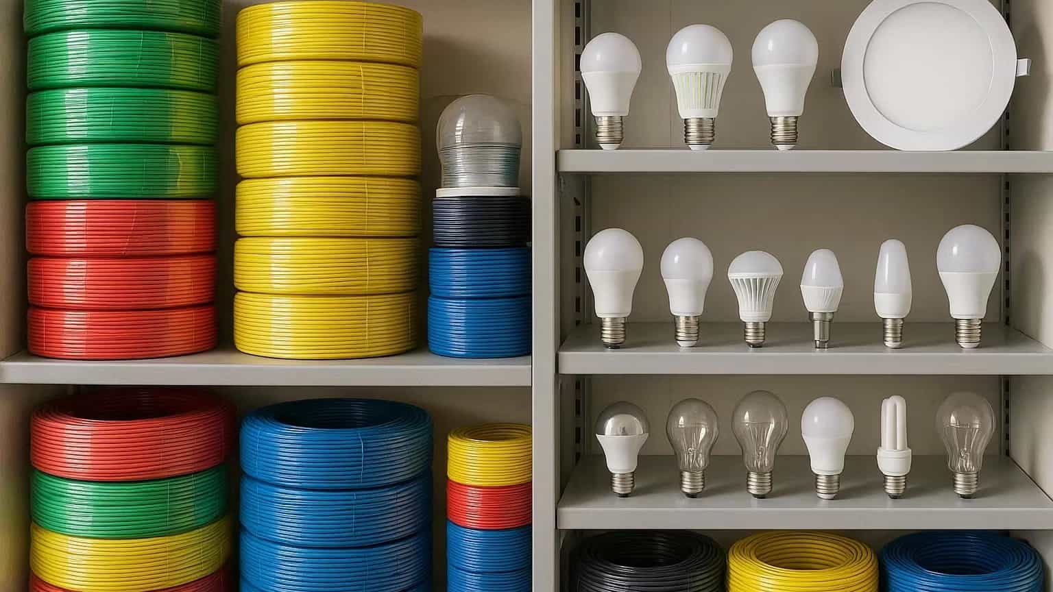 قیمت سیم و کابل و ملزومات روشنایی در تهران